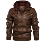 Men's Leather Jackets Autumn Casual Motorcycle